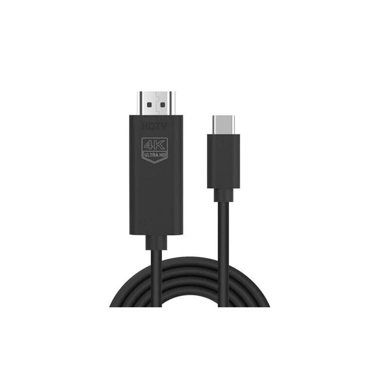 USB-C/HDMI, 1.8 m hind ja info | Kaablid ja juhtmed | kaup24.ee