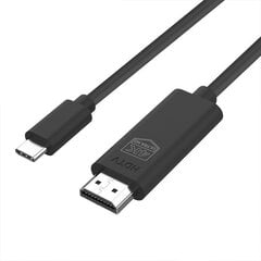 USB-C/HDMI, 1.8 m hind ja info | Kaablid ja juhtmed | kaup24.ee