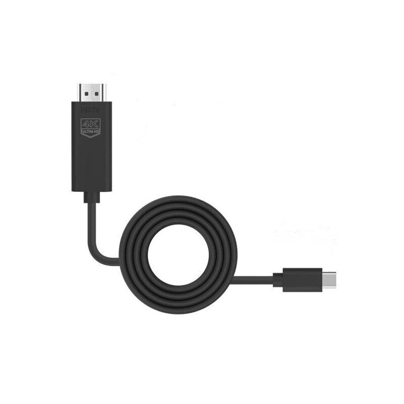 USB-C/HDMI, 1.8 m hind ja info | Kaablid ja juhtmed | kaup24.ee