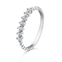 Brilio Silver Очаровательное серебряное кольцо с цирконами SR031W цена и информация | Кольца | kaup24.ee