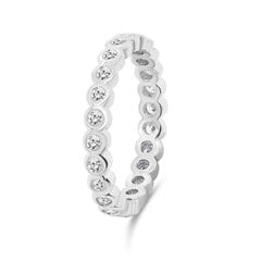 Brilio Silver Очаровательное серебряное кольцо с цирконами RI050W цена и информация | Кольцо | kaup24.ee