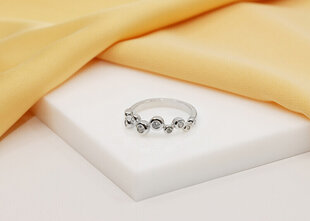 Brilio Silver Очаровательное серебряное кольцо с цирконами RI060W цена и информация | Кольцо | kaup24.ee