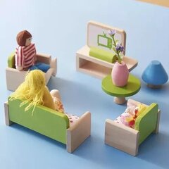 Miniatuursete nukkude komplekt StoreXO, 7 tk цена и информация | Игрушки для девочек | kaup24.ee