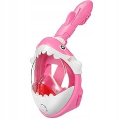 Маска для дайвинга детская Shark KF-3 Pink цена и информация | Маски для дайвинга | kaup24.ee