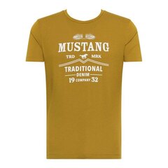 T-särk meestele Mustang Alex C Print M 1012500 6370, roheline hind ja info | Meeste T-särgid | kaup24.ee