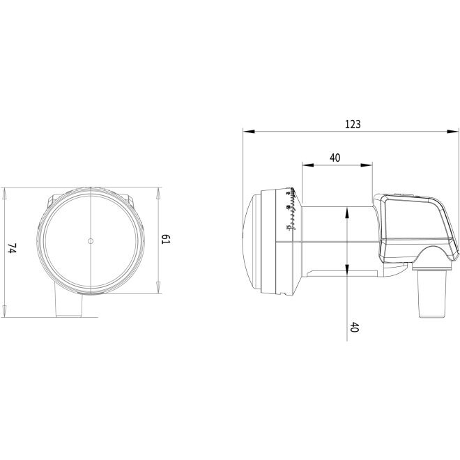 Inverto programmeeritav 32UB dCSS LNB satelliitside muundur IDLU-32L412-UNBRR-OPN цена и информация | TV antennid | kaup24.ee