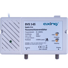 Усилитель телевизионный строительный AXING BVS 3-65 30дБ 85-862МГц цена и информация | TV - антенны | kaup24.ee