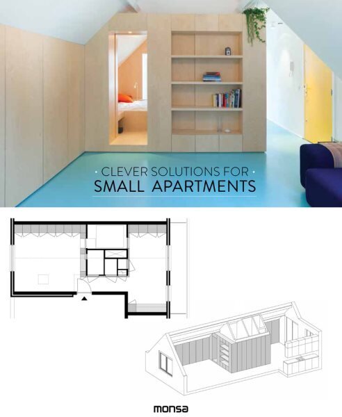 Clever Solutions for Small Apartments цена и информация | Arhitektuuriraamatud | kaup24.ee
