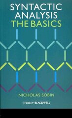 Syntactic Analysis: The Basics hind ja info | Võõrkeele õppematerjalid | kaup24.ee