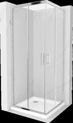 Душевая кабина Mexen Rio F с поддоном и сифоном, Хром+Белый/Хром, 70 x 70 см цена и информация | Душевые кабины | kaup24.ee