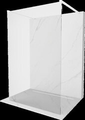 Walk-in dušo sienelė Mexen Kioto, White, 160 x 200 cm цена и информация | Душевые двери и стены | kaup24.ee