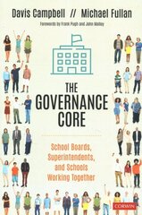 The Governance Core: School Boards, Superintendents, and Schools Working Together hind ja info | Ühiskonnateemalised raamatud | kaup24.ee