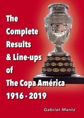 Complete Results & Line-ups of the Copa America 1916-2019 цена и информация | Книги о питании и здоровом образе жизни | kaup24.ee
