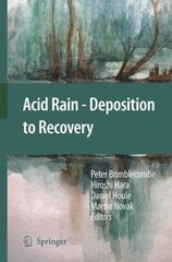 Acid Rain - Deposition to Recovery hind ja info | Ühiskonnateemalised raamatud | kaup24.ee