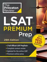 Princeton Review LSAT Premium Prep 29th Revised edition hind ja info | Ühiskonnateemalised raamatud | kaup24.ee