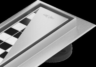 Duširenn Mexen 2 in 1, madal sifoon Pro 360, Chrome, 90 cm hind ja info | Duširennid | kaup24.ee