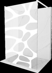Walk-in dušo sienelė Mexen Kioto, White/White pattern, 100 x 200 cm цена и информация | Душевые двери и стены | kaup24.ee