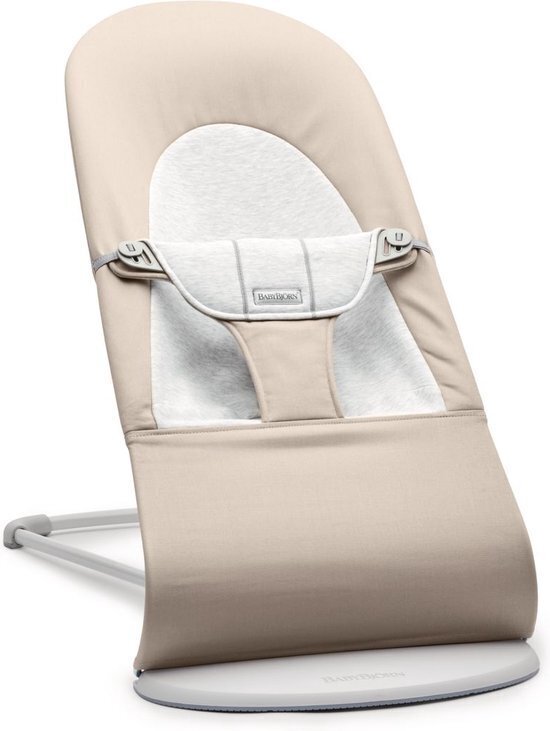 Lamamistool BabyBjörn Bouncer Balance Soft Woven, beež цена и информация | Beebi lamamistoolid | kaup24.ee