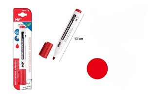 Kuiv -abrasiivne marker tahvli jaoks - punane цена и информация | Канцелярские товары | kaup24.ee
