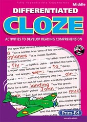 Differentiated Cloze: Activities to Develop Reading Comprehension, Middle hind ja info | Ühiskonnateemalised raamatud | kaup24.ee