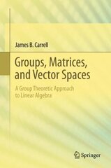 Groups, Matrices, and Vector Spaces: A Group Theoretic Approach to Linear Algebra 1st ed. 2017 hind ja info | Majandusalased raamatud | kaup24.ee