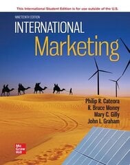 International Marketing ISE 19th edition hind ja info | Majandusalased raamatud | kaup24.ee
