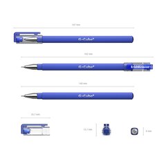 Geelpliiats G-CUBE, ErichKrause, paksus 0,5mm, sinine цена и информация | Письменные принадлежности | kaup24.ee