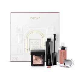 Подарочный набор для макияжа Kiko Milano: тени для век металлик, тушь и блеск для губ цена и информация | Тушь, средства для роста ресниц, тени для век, карандаши для глаз | kaup24.ee