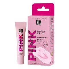 Восстанавливающий бальзам для губ AA_Aloe Pink, Natural Glow, 10 г цена и информация | Помады, бальзамы, блеск для губ | kaup24.ee