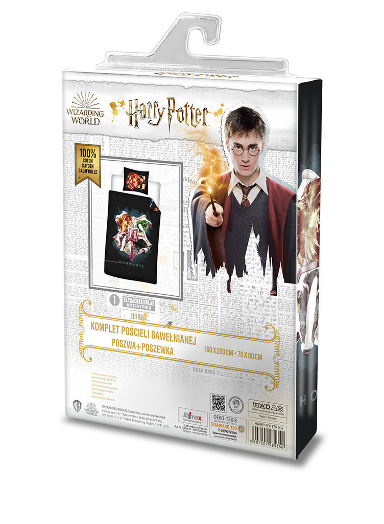 Laste voodipesukomplekt Harry Potter, 160x200, 2-osaline hind ja info | Beebide ja laste voodipesu | kaup24.ee