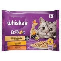 Корм Whiskas Adult с курицей и овощами, бараниной и индейкой, 52х85 г цена и информация | Кошачьи консервы | kaup24.ee