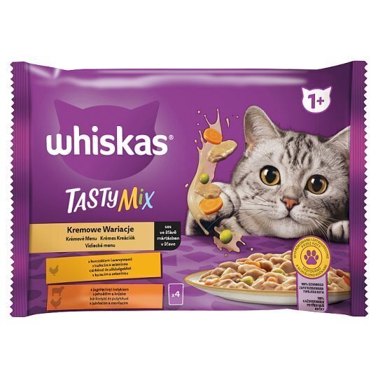 Whiskas Adult kana ja juurviljadega, lambaliha ja kalkuniga, 52x85 g hind ja info | Konservid kassidele | kaup24.ee