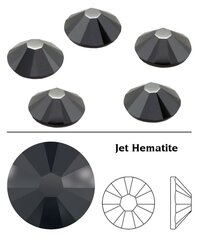 Swarovski, SS20, Jet Hematite, 2058, liimitav цена и информация | Аппликации, декорации, наклейки | kaup24.ee