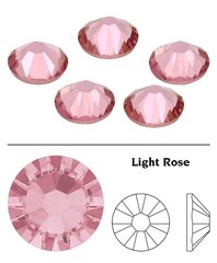 Swarovski Light Rose, SS16, liimitav hind ja info | Aplikatsioonid, dekoratsioonid, kleebised | kaup24.ee