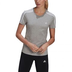 Naiste T-särk Adidas Essentials Slim W GL0785, hall hind ja info | Naiste T-särgid | kaup24.ee
