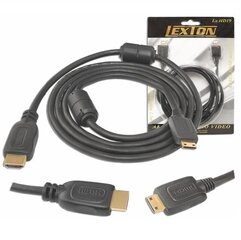 Lamex HDMI-MINI HDMI 1.5 m Cable hind ja info | Kaablid ja juhtmed | kaup24.ee