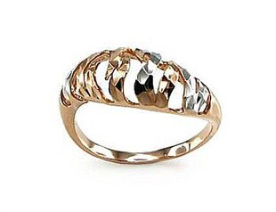 Золотое кольцо "Аверон IV" из красного золота 585 пробы DS00G870 цена и информация | Кольцо | kaup24.ee