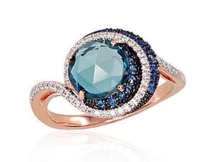 Золотое кольцо с бриллиантами "Созвездие II" из красного золота 585 пробы DS00G419 цена и информация | Кольцо | kaup24.ee