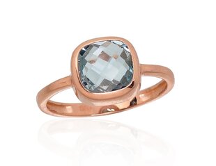 Punasest kullast sõrmus Diamond Sky "Diana V", proov 585 DS01G290 hind ja info | Sõrmused | kaup24.ee