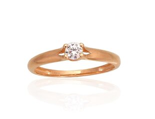 Золотое кольцо "Новая Классика XIII" из красного золота 585 пробы DS01G344 цена и информация | Кольцо | kaup24.ee