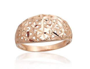 Золотое кольцо "Золотой Цветок VI" из красного золота 585 пробы DS01G468 цена и информация | Кольцо | kaup24.ee