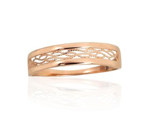 Золотое кольцо "Икора VI" из красного золота 585 пробы DS01G597 цена и информация | Кольцо | kaup24.ee