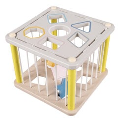Puidust sorteerimiskuubik цена и информация | Игрушки для малышей | kaup24.ee