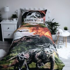 Jurassic World voodipesukomplekt, 140x200 cm hind ja info | Voodipesukomplektid | kaup24.ee