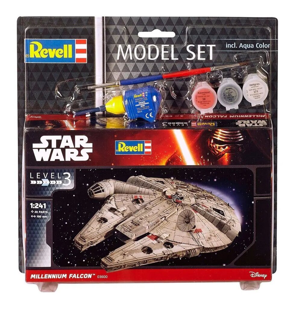 Konstruktor Revell Star Wars Millennium Falcon 63600, 680 tk hind ja info | Klotsid ja konstruktorid | kaup24.ee