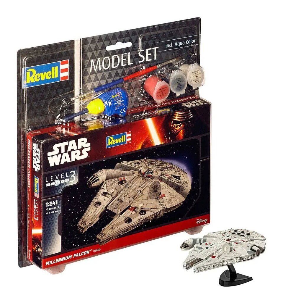 Konstruktor Revell Star Wars Millennium Falcon 63600, 680 tk hind ja info | Klotsid ja konstruktorid | kaup24.ee