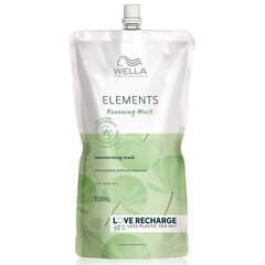 Niisutav juuksemask Wella Professionals Elements Renewing Mask, 500 ml цена и информация | Маски, масла, сыворотки | kaup24.ee