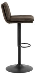 Комплект из 2-х барных стульев Flynn, темно-серый цена и информация | Стулья для кухни и столовой | kaup24.ee