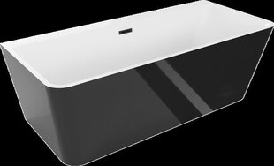 Vonia Mexen Volta, 170 x 75 cm, White/Black+Black цена и информация | Ванны | kaup24.ee