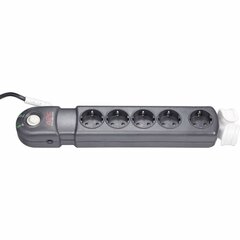 Сетевой фильтр с выключателем 5 Tomas APC PL5B-DE цена и информация | Удлинители | kaup24.ee